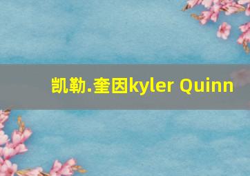 凯勒.奎因kyler Quinn